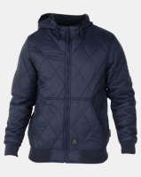 Crosshatch Quiltz Hooded Jacket Night Sky/Navy Photo