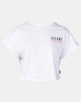 Silent Theory Checking In Short Sleeve Tee White Photo