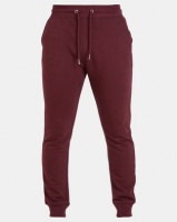 New Look Ribbed Cuff Joggers Burgundy Photo