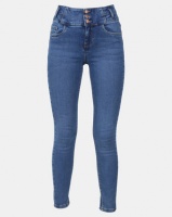 New Look Mid Blue High Waist Skinny Yazmin Jeans Photo