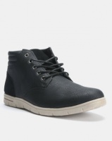 Utopia Casual Lace Up Boots Black Photo