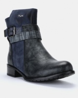 PLUM Romy Ankle Boots Blue Photo