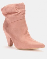 LaMara Pointy Shuffle Ankle Boots Pink Photo