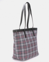 Blackcherry Bag Check Shopper Bag Grey/Black Photo