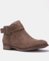 G Couture Suede Ankle With Buckle Dark Photo