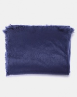 Lily Rose Lily & Rose Soft Tassel Edge Blanket Scarf Blue Photo