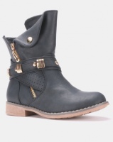 AWOL Ankle Boots Navy Photo