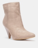 Jada Cone Heel Ankle Boot Taupe Photo