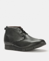 Tsonga Leather Balungana Ankle Boots Black Vintage Photo