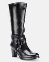 Soft Style by Hush Puppies Aideen Heeled Mid Calf Boots Black Photo