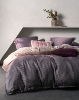 Linen House Filament Duvet Cover Set Purple Photo