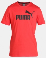 Puma Sportstyle Core ESS Logo Tee Red Photo
