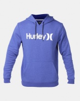 Hurley Surf Check One & Only Pop Hoodie Fleece Blue Photo