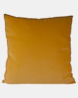 Present Time Cushion Luxurious Velvet XL Yellow Photo