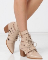 EGO Cotto Western Lace Up Boots Nude Photo
