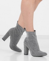 Utopia Shimmer Stretch Boot Silver Photo