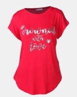 Legit Crowned With Love Screen Tee Red Photo