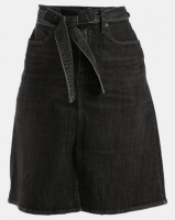 Levis Leviâ€™s Â® A-line Midi Tie Skirt Black Photo