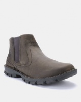 Caterpillar Casual leather Boots Olive/Grey Photo