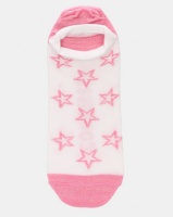 Converse 3PK Socks White & Pink Photo
