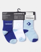 Converse Gripper Sock Pack 3 Blue Photo