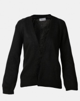 Royal T Oversized Cardi Knit Black Photo