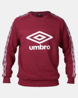 Umbro Retro Taped Pullover Sweatshirt Purple Photo