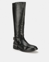 Step On Air Gayle Leather Long Boots Black Photo