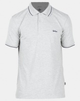 Lee Cooper M Fierce Pique Golfer Grey Melange Photo