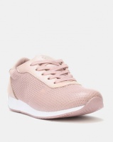 Pierre Cardin Textured Knit Sneaker Pink Photo