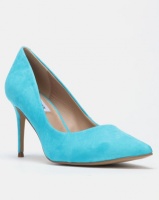 Steve Madden Lillie Heels Turquoise Suede Photo