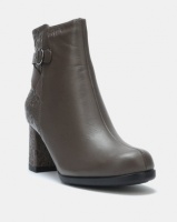 Froggie Billie Ankle Leather Boots Grey Photo