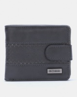 Bossi Pin Hole Exec Wallet with Tab Grey Photo
