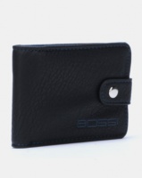 Bossi Small Billfold with Tab Wallet Black/Blue Photo