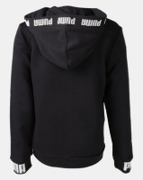 Puma Cotton Amplified Hooded Jacket Black Photo