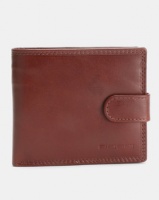 Bossi VT Executive Billfold with Tab Leather Wallet Auburn Photo