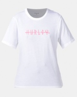 Hurley Gold Oversized Perfect Tee White Photo