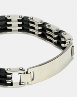 Digitime Multi Stainless Steel Bracelet Silver Black Photo