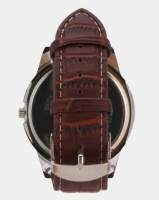 Digitime Typhoon Leather Watch Brown Photo