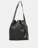 Seduction Drawstring Bucket Bag Black Photo