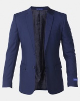 ICE MEN Men's 2 Button Suit Electric Blue Photo
