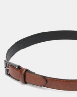 New Look Leather-Look Formal Belt Black Photo