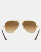 Ray Ban Ray-Ban Aviator Gradient Sunglasses Gold Photo