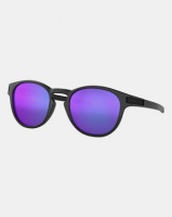 Oakley Latch Sunglasses Violet Iridium Matte Black Photo