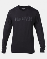 Hurley One and Only Push Through Long Sleeve T-shirt Black Photo