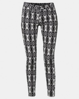 G Couture Black/White Printed Pants Photo