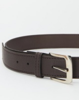 Black Lemon Casual Belt 35mm Choc Photo