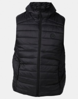 D-Struct Hooded Quilted Gilet Black Photo