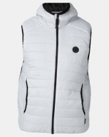 D-Struct Hooded Quilted Gilet Steel Grey Photo