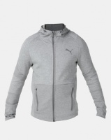 Puma Sportstyle Core Evostripe Move Hooded Jacket Grey Photo